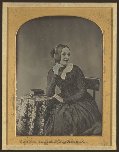 Portrait of Caroline Emilia Mary Herschel by John Jabez Edwin Paisley Mayall